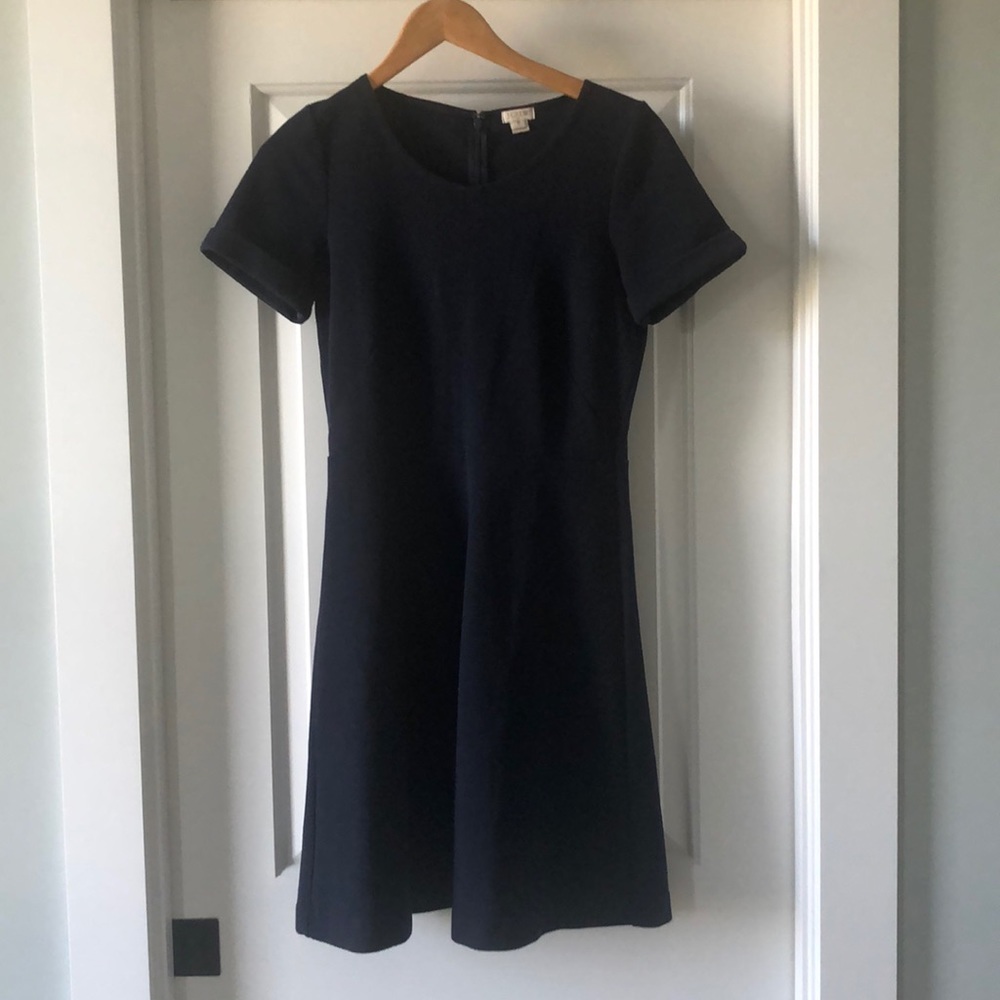 Navy Jcrew shift dress. Size 6